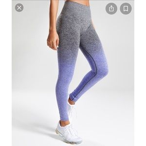 Gymshark Ombré Seamless Leggings Indigo Purple
